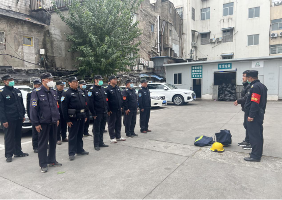 潤州保安公司組織開展各駐點保安隊員 消防演練培訓(xùn)