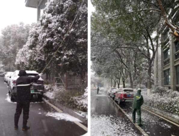 以雪為“令”，以動止“凍”